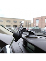 通用機車手機置放座,適用於車用、吸附於檔風玻璃、支撐智慧型手機