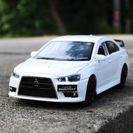 1:32 Mitsubishis Lancer Evo X 10 Alloy Racing รถ Die Cast โลหะของเล่นรถจำลองเสียงและแสงรถของเล่นของข