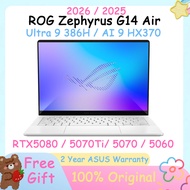 ASUS ROG Zephyrus G14 2026/2025 | Ultra 9 386H / AI 9 HX370 RTX5080/RTX5070Ti 14inch 2.8K 120Hz OLED