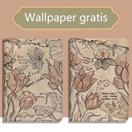 Retro Flowers For Samsung A9 Plus S7 FE A8 S9 S8 S9 Plus S6 Lite Tablet Case Samsung Tablet PBA108