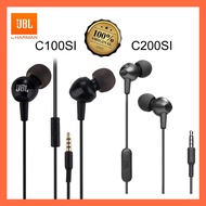 jbl c200si earphone - headset jbl c200si pure bass & mic