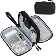 FYY Travel Cable Organizer Pouch Electronic Accessories Carry Case Portable Waterproof Double Layers