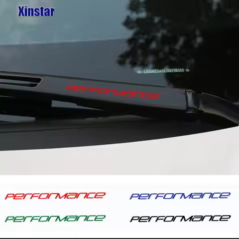 4Pcs Performance Car Windshield Wiper Sticker For Volkswage VW VK Golf5 Golf6 Golf7 GOLF7.5 MK6 MK7 