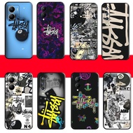 VIVO S1 Pro X50 Lite Y9s X60 Y70S Y77 5G TPU Spot black phone case Creative Stüssy trendy brand