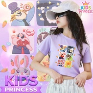 (24 Hours Delivery) In 2025 Girls Short Sleeve T-Shirt 1 Cotton Printed A910