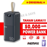 50000mAh 50k Remax Power Bank Original RPP117 Camping Fast Charging Type C Usb Charger High Speed Ou