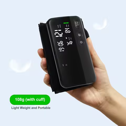 Yongrow Rechargeable Portable Digital Upper Arm Blood Pressure Monitor Sphygnomanometer Black cuff