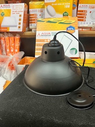 Chao đèn thả trang trí inox D350 kèm bát treo đèn