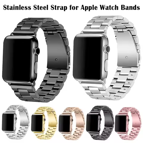 Watch Band For apple watch ultra band 44mm 40mm 49mm 45mm 41mm Stainless Steel watch Strap for iwatc