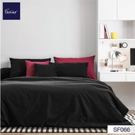 Facino Bed Sheet Set 6 Feet 5 5 Pieces + Duvet Cover Size 100"X90" Solid Woven 330 Yarn