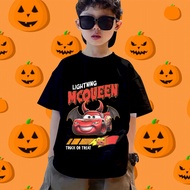 Cars&Halloween 11 childrens T-shirt comes in 8 colors to choose from suitable for boys and girls 100
