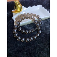 Smoky quartz bracelet crystal bracelet