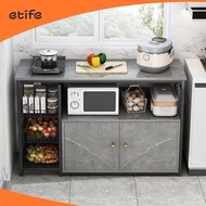 etife Rak Dapur / Meja Dapur / Meja Kompor 2 Tungku / Lemari Dapur / Rak Oven / Rak Microwave /