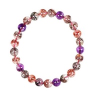 【正佳珠寶】超七 頂級冰淨體滿絲超七 7.4-7.8mm 超七水晶手珠