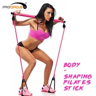 Procircle Pilates Bar Kit with Resistance Band Pilates Exercise Stick Toning Bar Fitness Home Yoga G