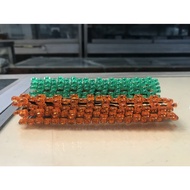 HIJAU Led LIGHT 5MM 5 MM PIPIH GEPENG ORANGE ORANGE GREEN GREEN