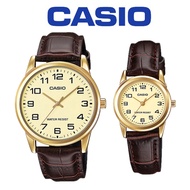 Casio Couple Watch MTP-V001GL-9B & LTP-V001GL-9B