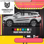 Termurah CUTTING sticker mobil rush sticker mobil toyota rush sticker lis mobil toyota rush sticker
