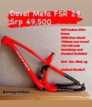 Devel Meta FSR 29er Carbon Fullsus XC frame!