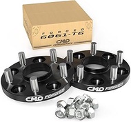 Customadeonly 2 Pieces 0.59" 15mm Black Hub Centric Wheel Spacers Adapters Bolt Pattern 5x114.3 5x4.