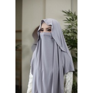 QAINISA TUDUNG SARUNG SAFA awning flowy tak perlu gosok ironless travel friendly instant purdah niqa