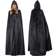 Mystery hooded long cape witch costume dracula vampire | Drakula vampire costume robe