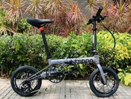 FNHON 風行 FGD1402 外5速 碟剎 14 吋 鋁合金折叠車 送水架前後蛙燈叮叮