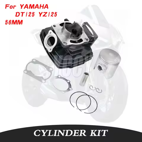 56MM 125CC Impeccable Motorcycle Big Bore Cylinder Kit Gasket Kit For YAMAHA DT125 YZ125 DT 125 2 St