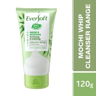 EVERSOFT Mochi Whip Neem & Matcha Cleanser 120g | Purify Skin & Controls Oil | Rich & Creamy Mochi F