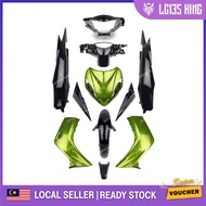 YAMAHA LC135 135LC LC V1 LCV1 COVER SET COVERSET GREEN HIJAU + BLACK HITAM