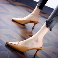 34-39 Size/Pointed Toe Mid-Heel Pumps High Heels VLT2