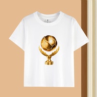 20262026Memoga World Cup Printed T-Shirt Hot Sale 220g Pure Cotton Short-Sleeved Children's Clothing
