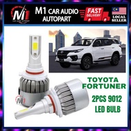 Toyota Fortuner LED Headlight 9012 Kaier 1 Pair 6000K WHITE Bright Putih Bulb Car Headlight Headlamp