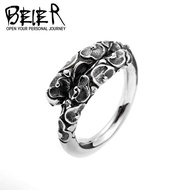 black myth wukong wukong black myth Beier Black Myth Goku Ring Gold Hoop Rod Stainless Steel Unique 