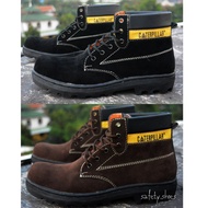 Caterpillar SBY SAFETY Shoes Leather Strap BUT SEPTI Strap SEVTI Strap Zipper Strap Iron Toe BOOTS