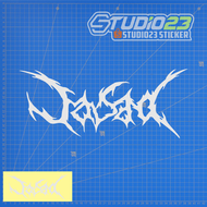 Stiker JASAD Band metal Cutting Sticker JASAD