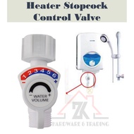 Bathroom Shower Heater Control Valve Stopcock Air Panas Stopcock Control
