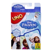 2 Kids &lt; Mattel &gt; NG Box Damaged UNO Frozen Card Solitaire Board Game Original Price 299 (Only 1 Item)