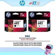HP 682 Ink Cartridge Black / Tri-Color Original for HP DeskJet & Ink Advantage Printer High Quality 