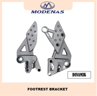 MODENAS DINAMIK FOOTREST BRACKET ASSY // FOOT REST BESI PIJAK LETAK KAKI STAY DINAMIK120 DINAMIK-120