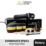 Paket Komplit Rotary Spot Polisher Shinemate EP803 Mesin Poles Untuk Area Sempit Lekukan