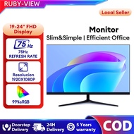 RUBY Monitor 24 Inch 1080P 75HZ IPS FHD Monitor PC 19 Inch 22 Inch Office