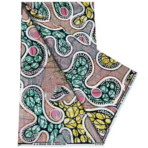 2026 New Style Nigeria Hollande Poplin-Wax Print Fabric High Quality African Wax Print Fabric for Pa