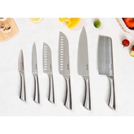 Neoflam Precision 6-Piece Knife Collection — Sleek Stainless Design for Everyday Cooking