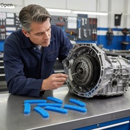 [open] New 9PCS MPS6 6DCT450 Transmission Clutch Rubber Thrust Washer Kit Transmission Buffer Blos G