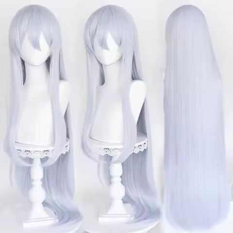100cm/80cm Yoisaki Kanade Cosplay Wig Blue Mixed Wigs Wigs For Woman Anime Heat Resistant Synthetic
