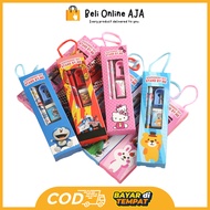 BOA 5 in 1 Stationery Set / Cartoon Stationery Set / Cute 5 in 1 Stationery Set / Cartoon Motif Chil