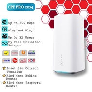 WiFi Router Sim Card Modem 4G/5G CPE PRO LTE Cat12 Up To 600Mbps 2.4G AC1200 WIFI Router