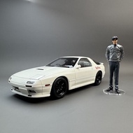 WHELART WHELART 1/18 Mazda RX7 FC3S Initial D Alloy Simulation Car Model