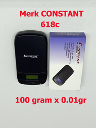 Timbangan Emas 100gram 0.01gr Constant Digital Pocket Scale 14192-618C